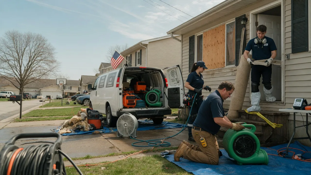 Water Damage Restoration in Bryan, OH near me
